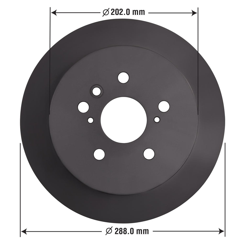 Gold Disc Brake Rotor 31356DG