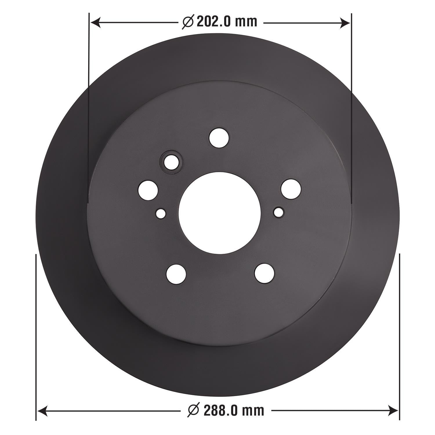 Gold Disc Brake Rotor 31356DG