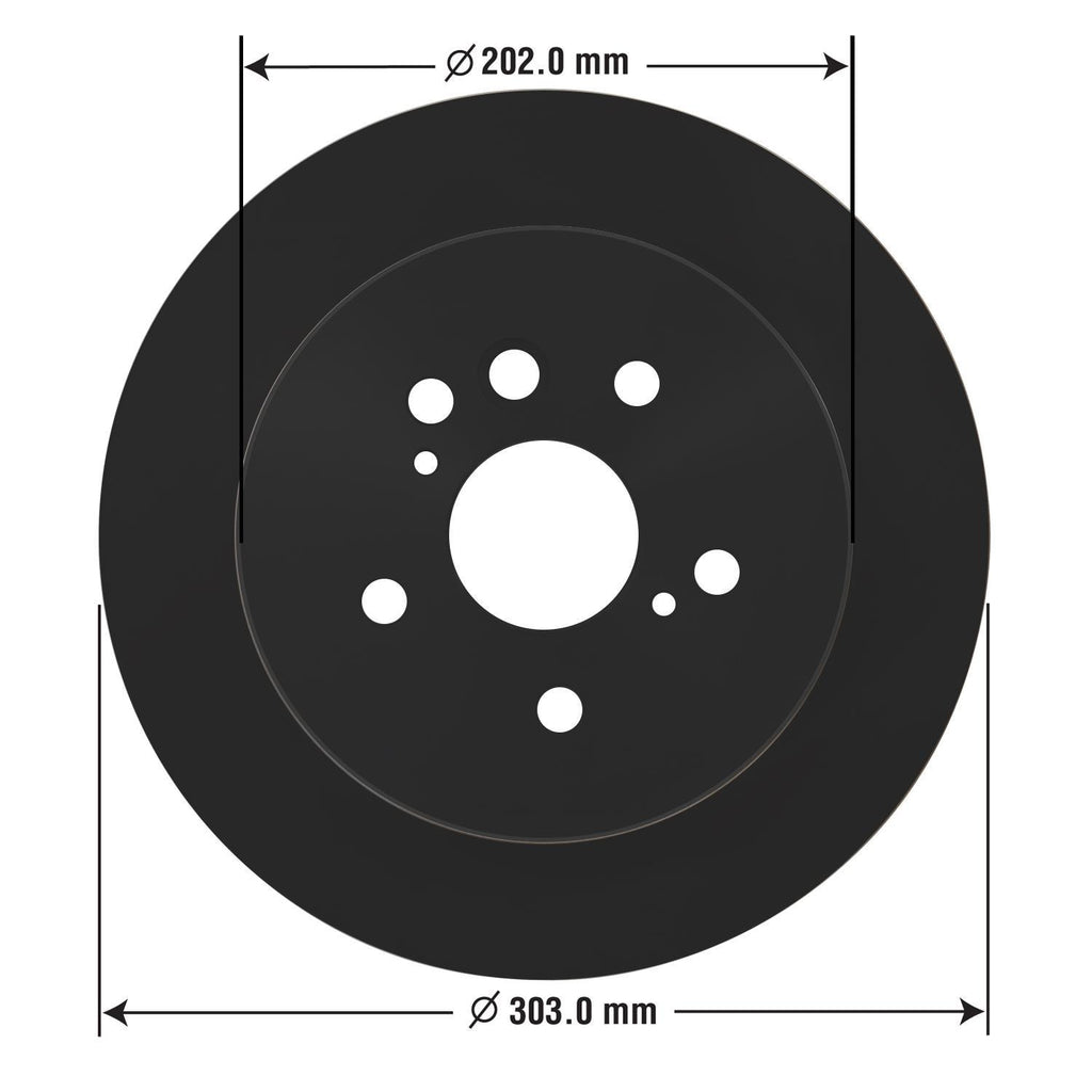 Gold Disc Brake Rotor 31361DG