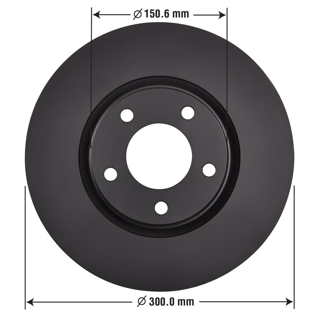 Gold Disc Brake Rotor 31363DG