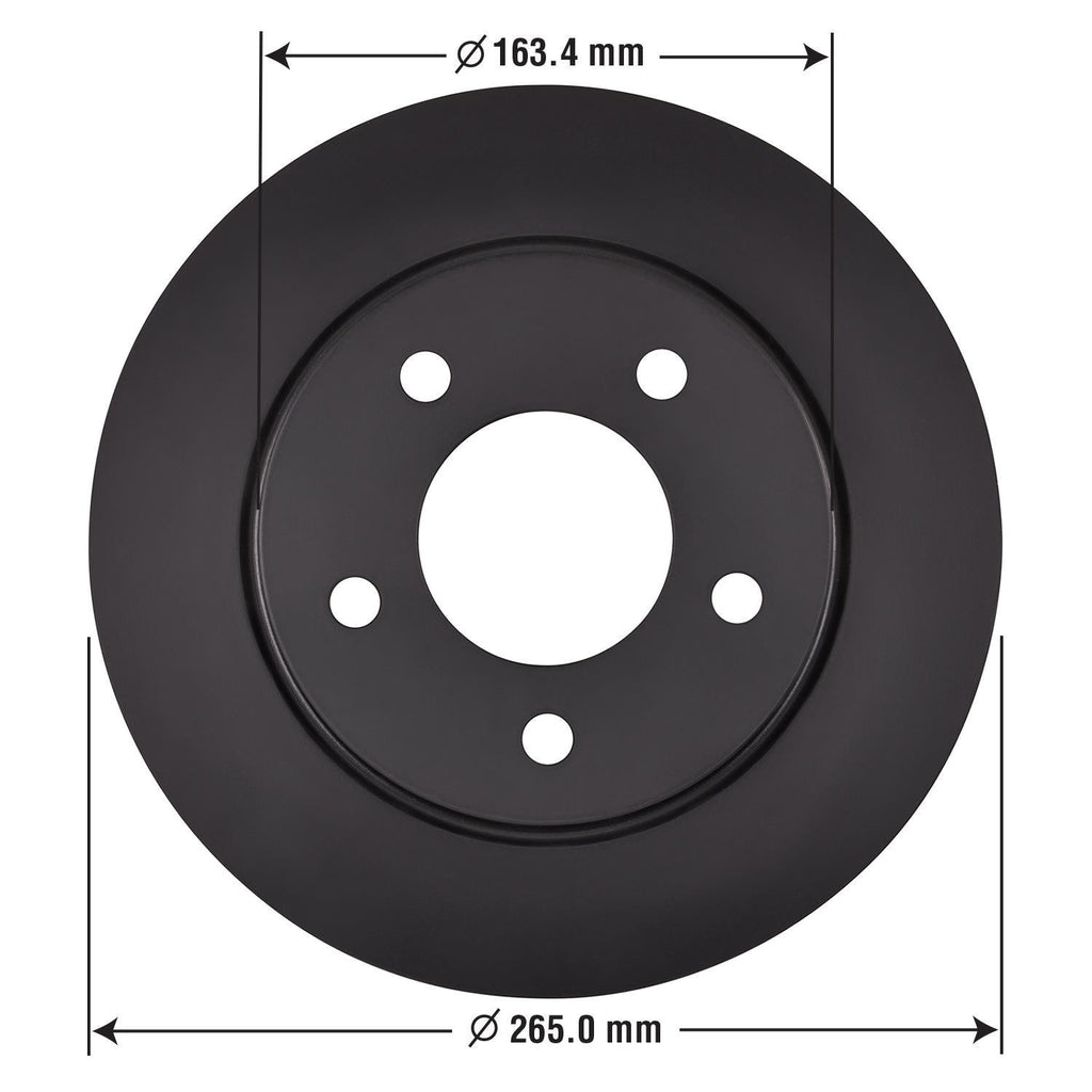 Gold Disc Brake Rotor 31365DG