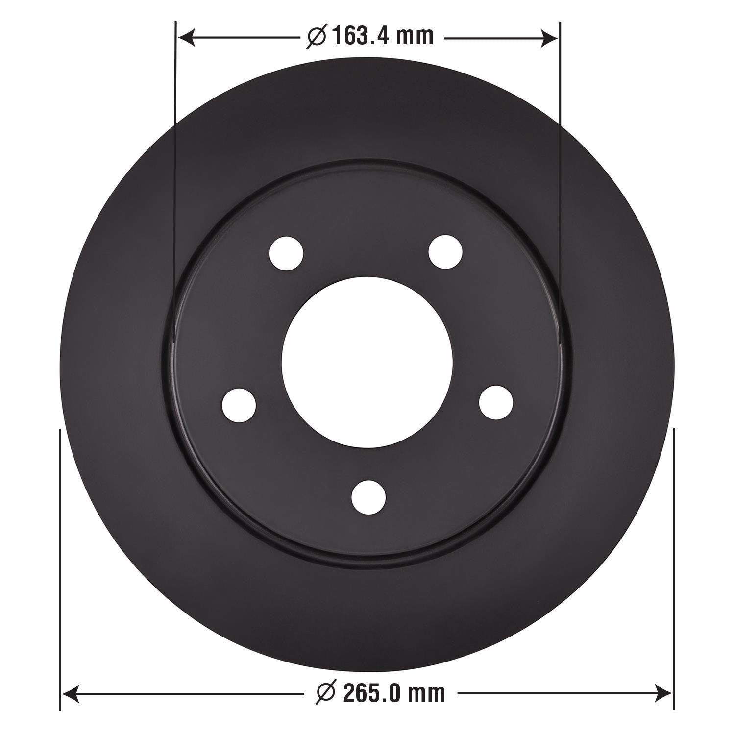 Gold Disc Brake Rotor 31365DG