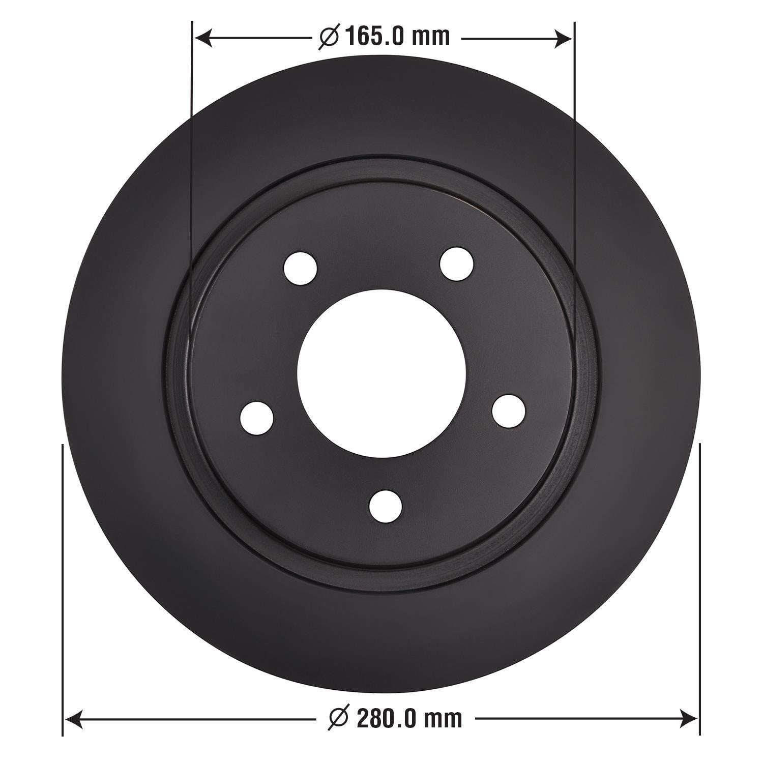 Gold Disc Brake Rotor 31366DG