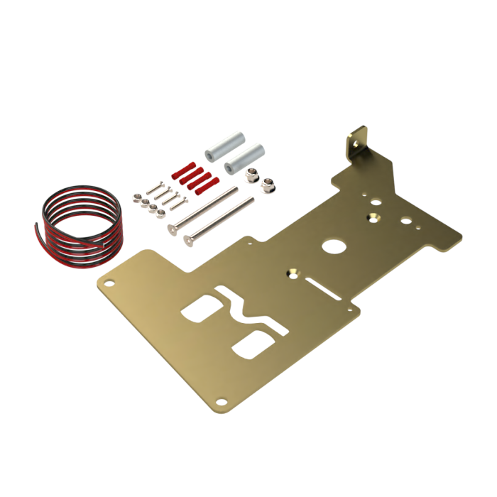 JK Wrangler sPod Bantam X or SourceLT Mount & Vacuum Pump Relocation Kit