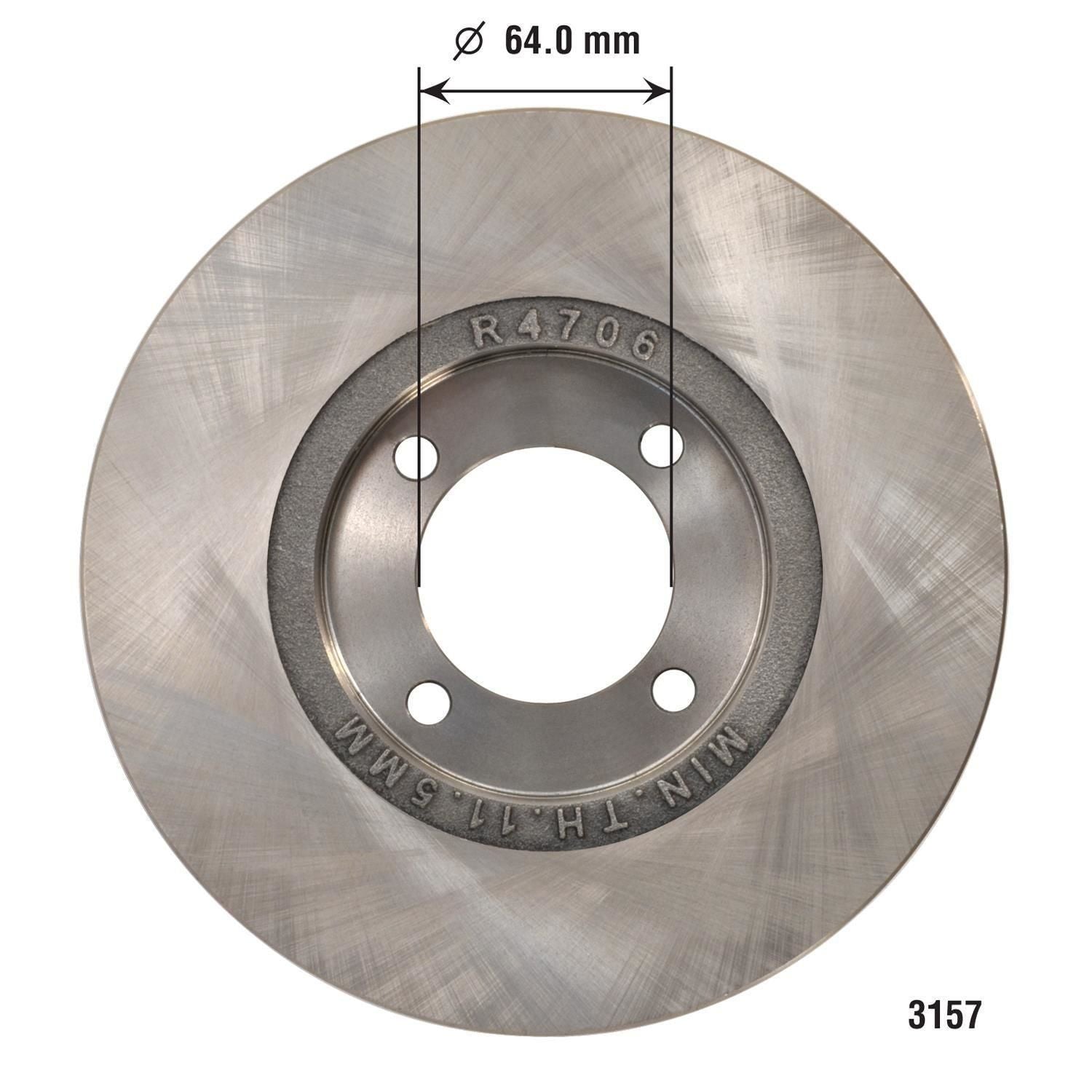 Disc Brake Rotor 3157