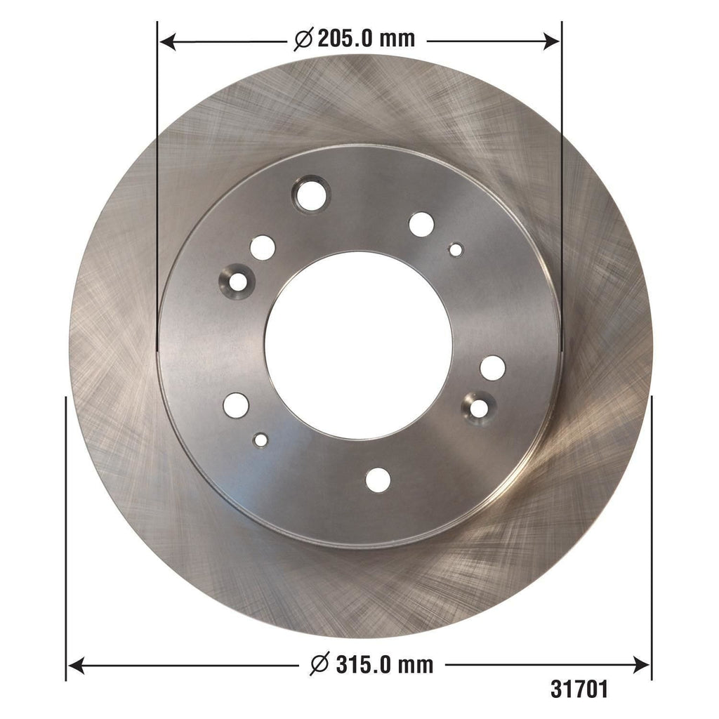 Disc Brake Rotor 31701