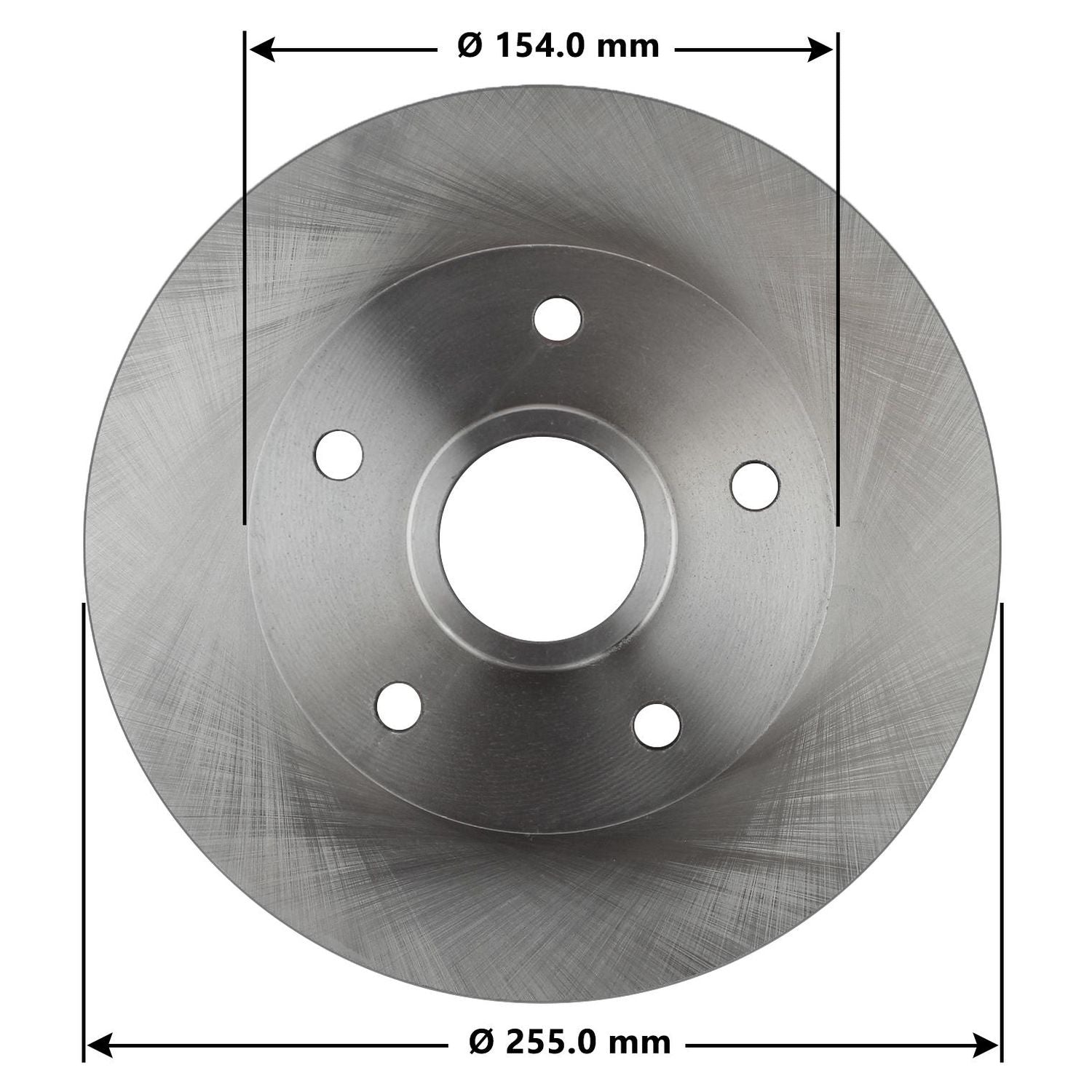 Disc Brake Rotor and Hub Assembly 3201