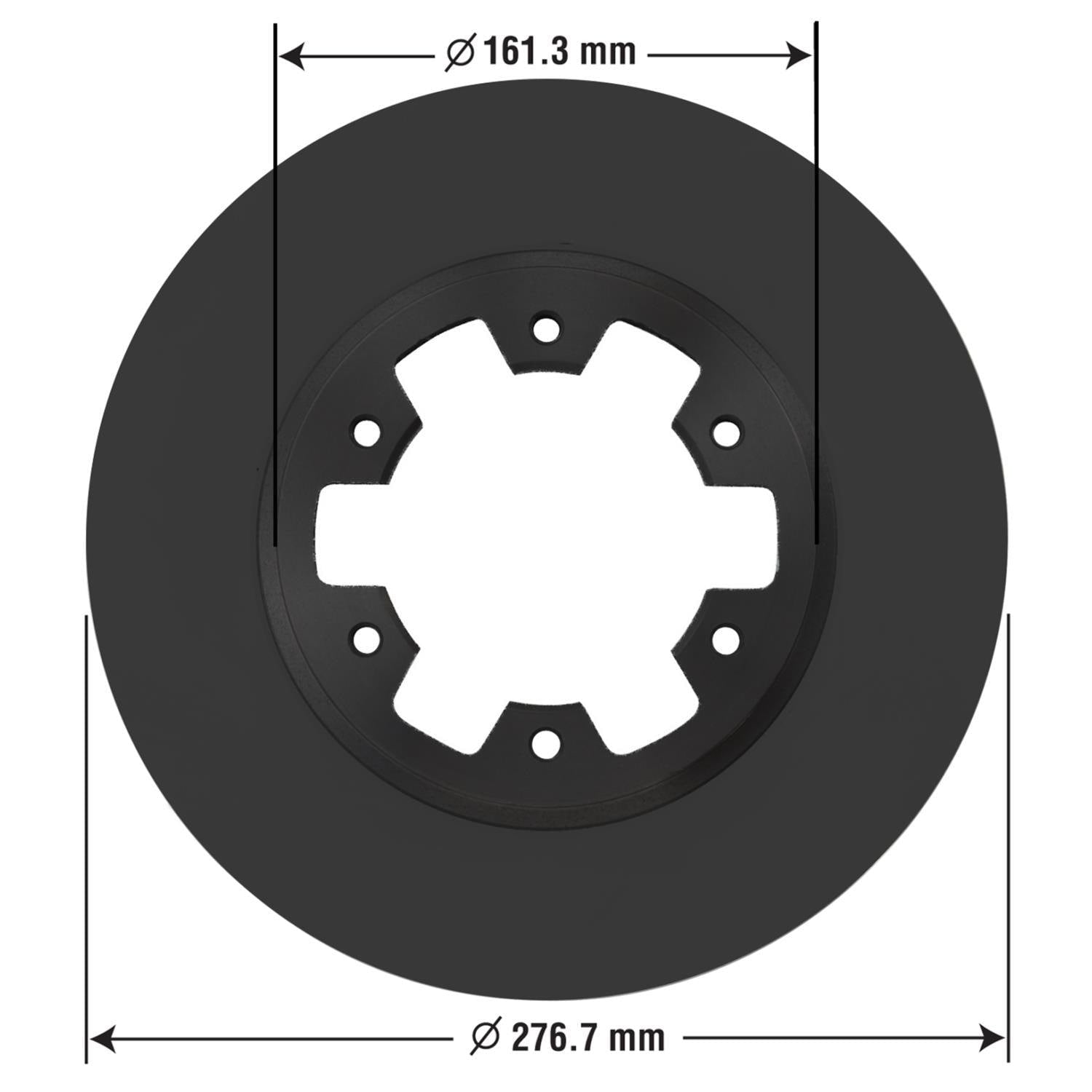 Gold Disc Brake Rotor 3214DG