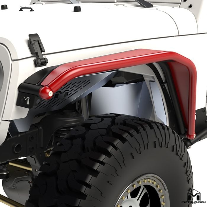 Overline Hi-Clearance Quick-Release Front Flare, Standard Edition, Pair, JK