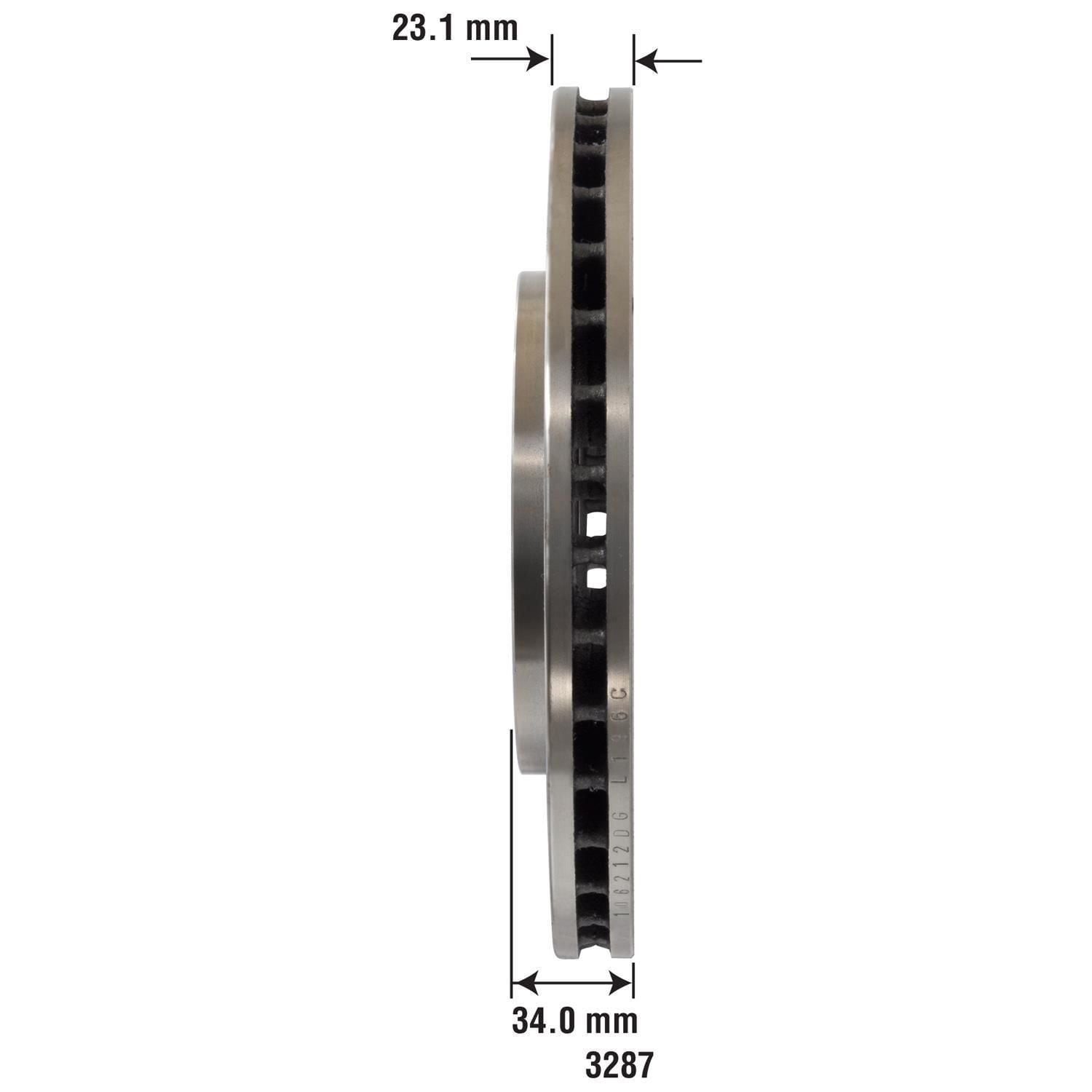 Disc Brake Rotor 3287