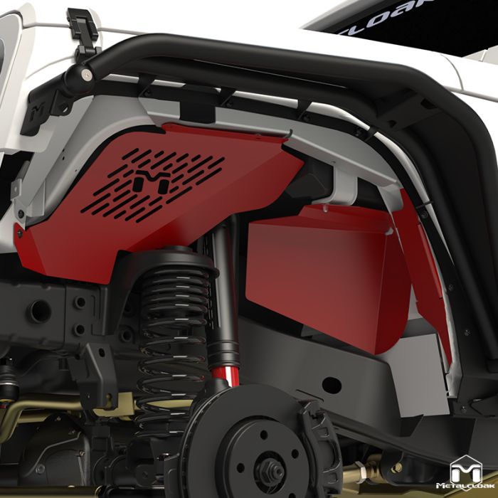JK Vented Aluminum Replacement Inner Fender Set