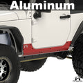 Overland Aluminum Rocker ExoSkin, Pair, JK, 2-Door