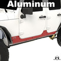 Overland Aluminum Rocker ExoSkin, Pair, JK, 4-Door