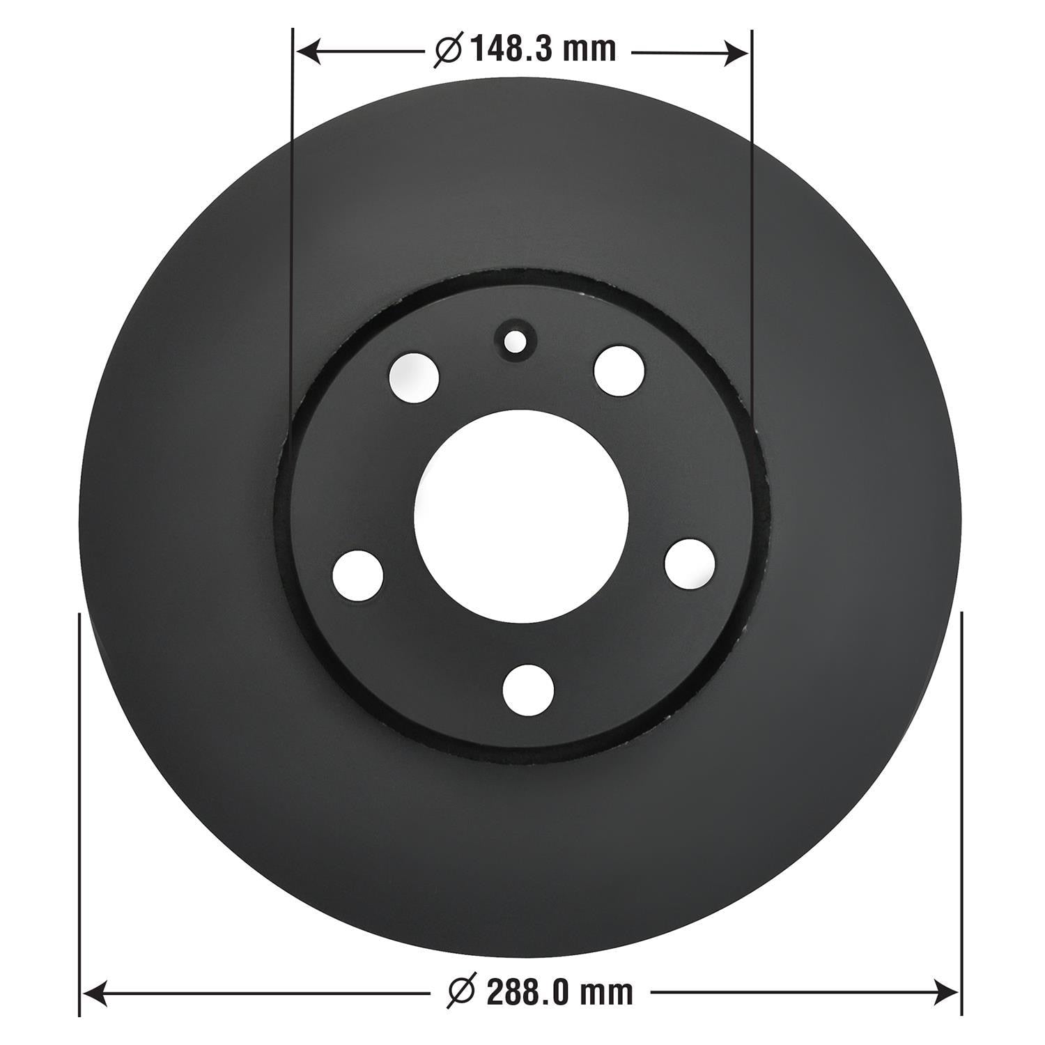 Gold Disc Brake Rotor 34055DG