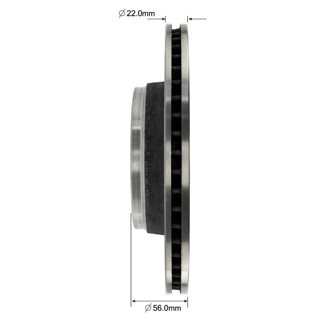 Disc Brake Rotor and Hub Assembly 34069