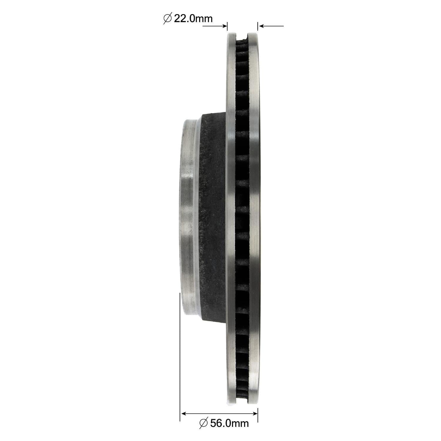 Disc Brake Rotor and Hub Assembly 34069
