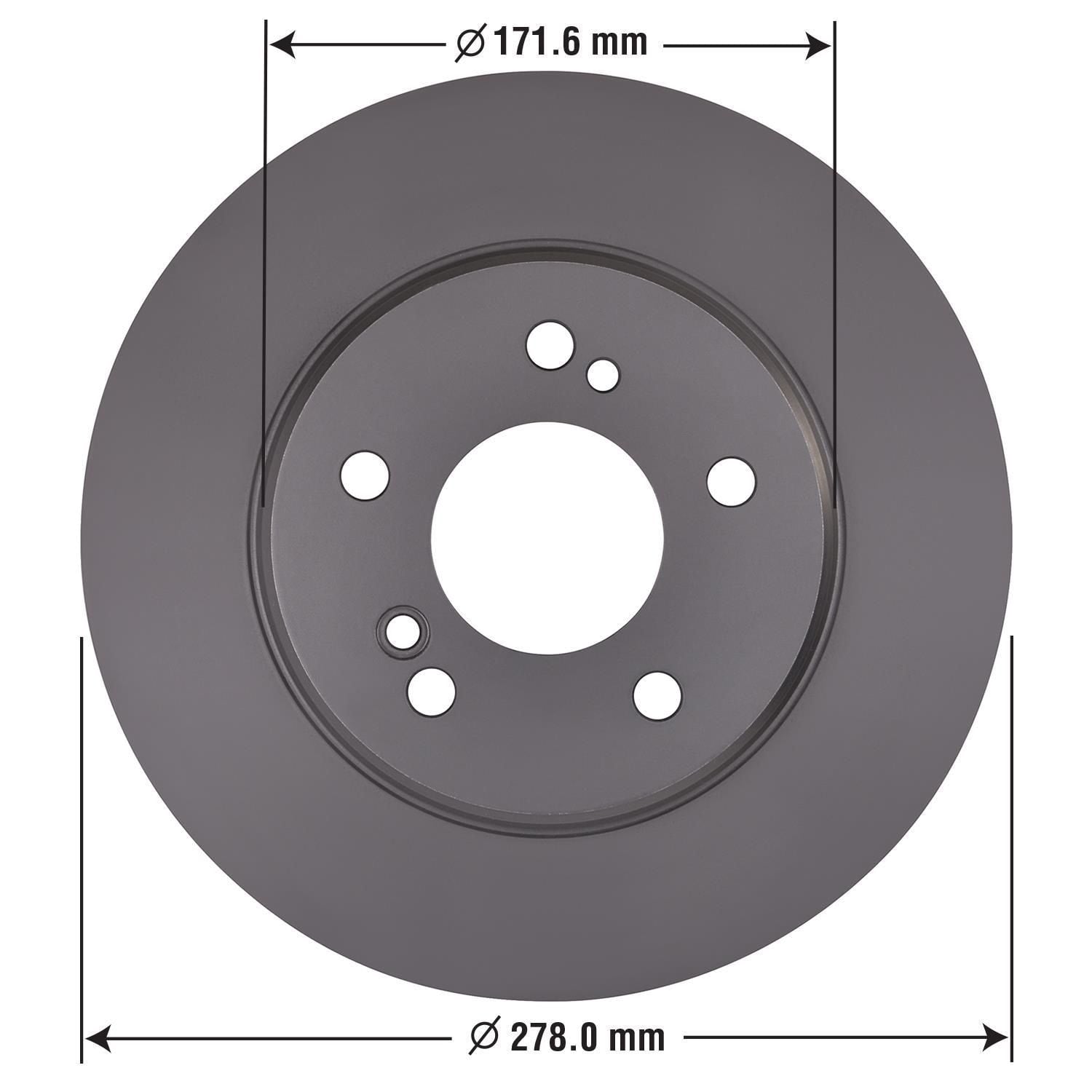 Gold Disc Brake Rotor 34111DG