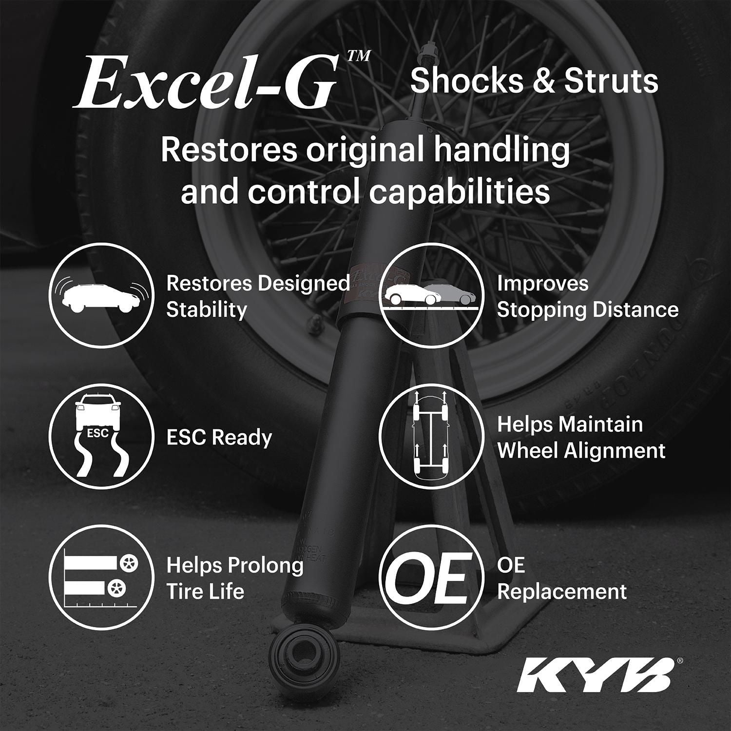 KYB Excel-G Suspension Strut 341136