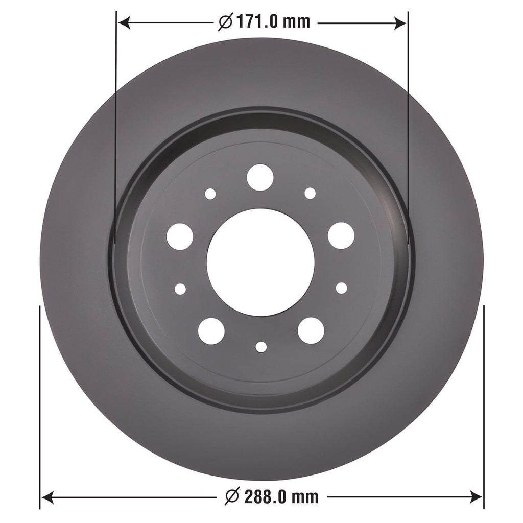 Gold Disc Brake Rotor 34206DG