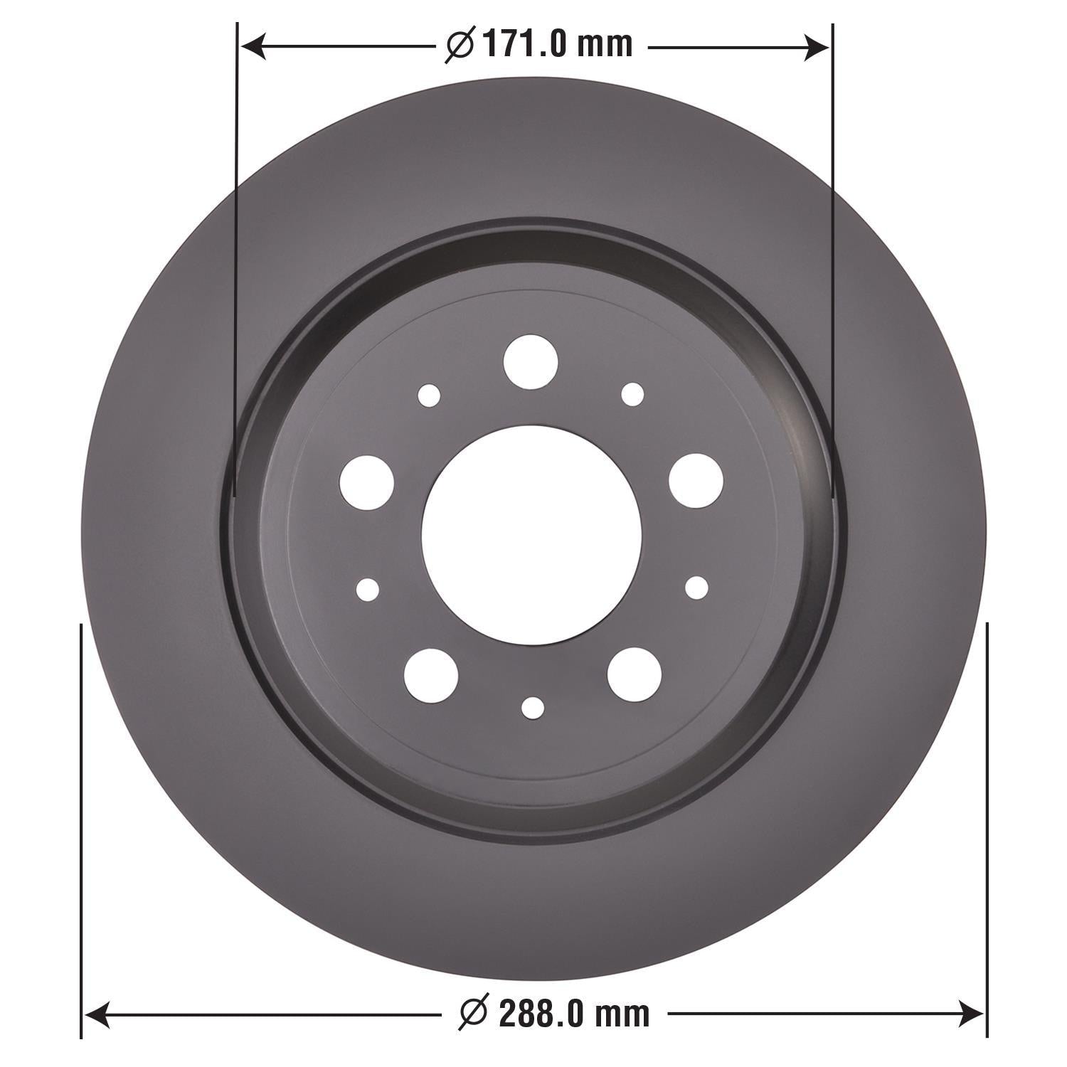 Gold Disc Brake Rotor 34206DG