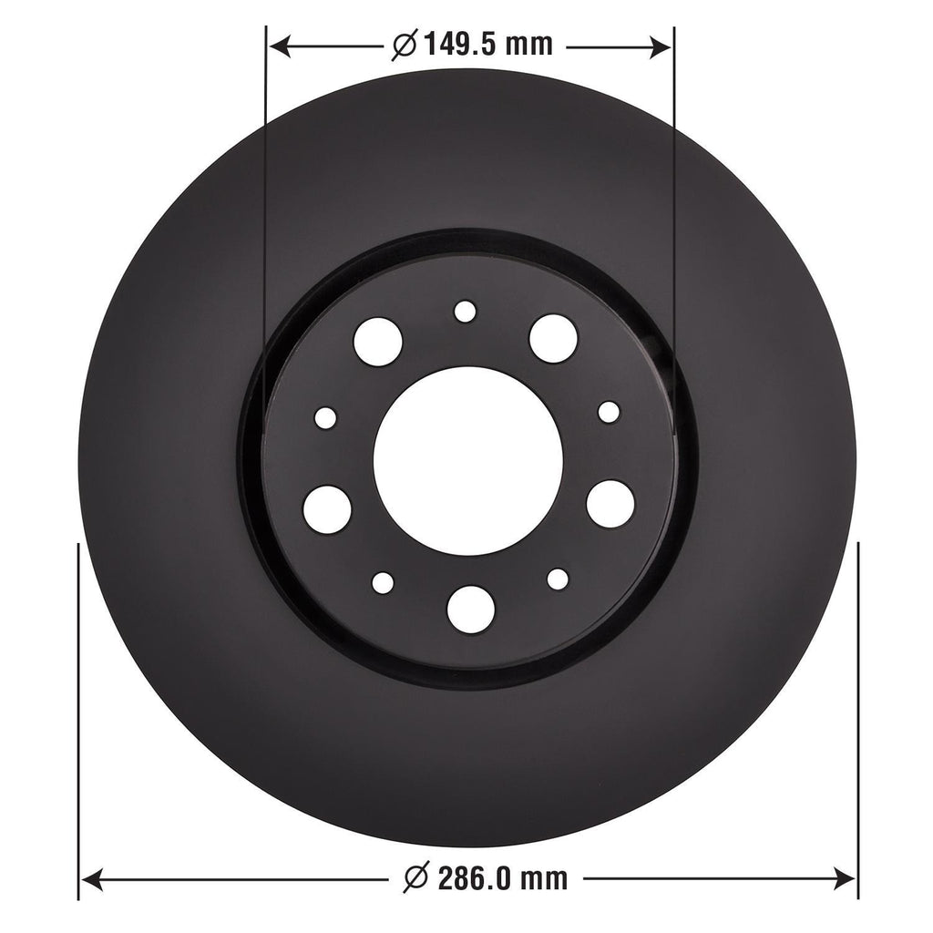 Gold Disc Brake Rotor 34207DG