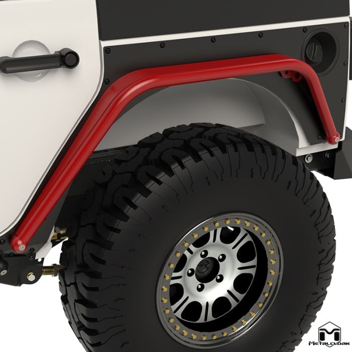 Overline Hi-Clearance Dovetailed & Removable Rear Flare, Narrow Edition, Pair, JK