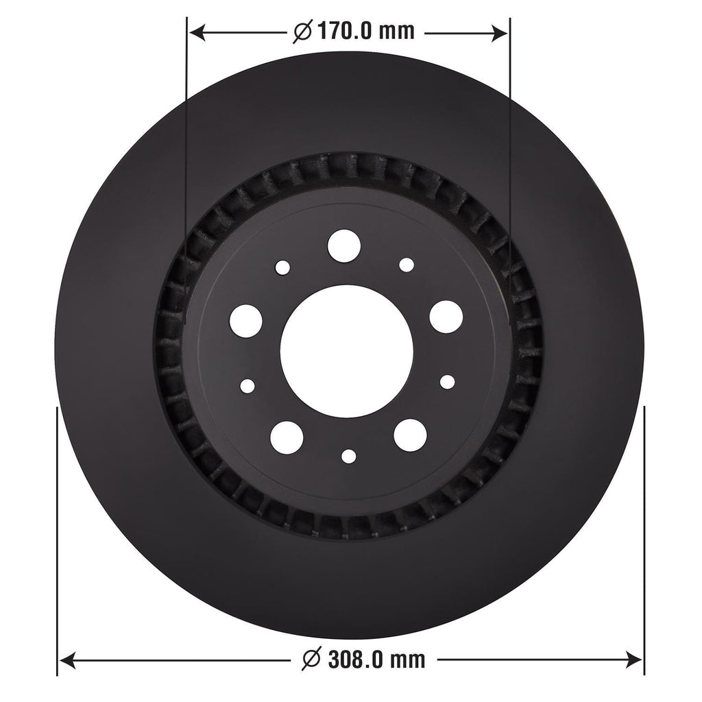 Gold Disc Brake Rotor 34256DG