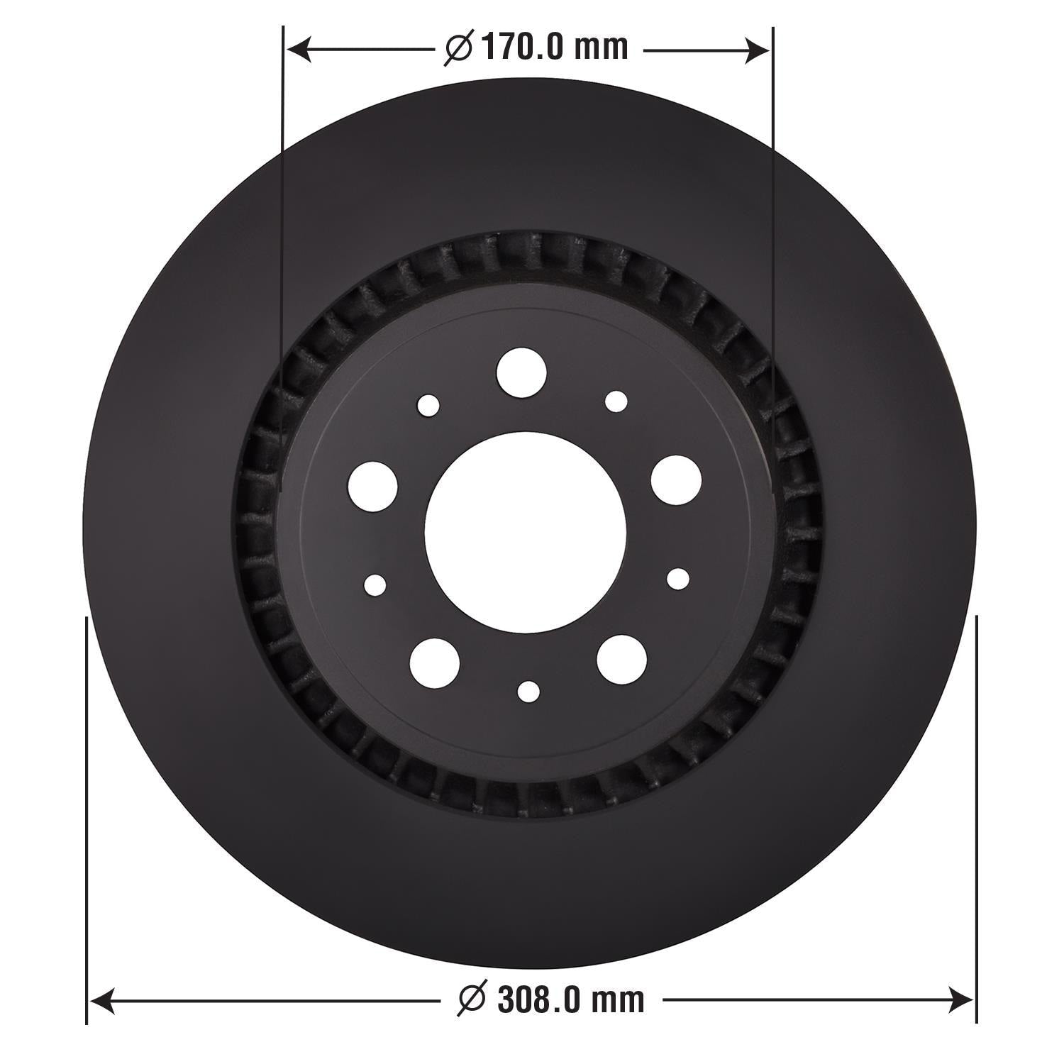 Gold Disc Brake Rotor 34256DG