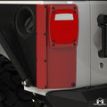 JK/JKU Wrangler Aluminum Housing, ExoCorner, LED Lo-Profile Taillight Kit, Pair