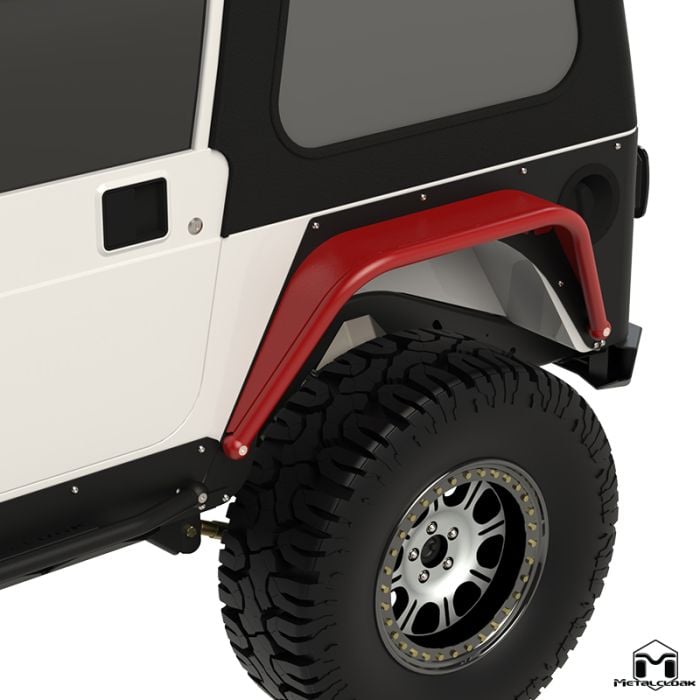 6" Rear Flare, Pair, TJ/LJ/YJ/CJ5-8