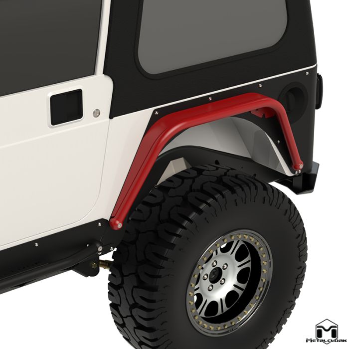 4" Rear Flare, Pair, TJ/LJ/YJ/CJ