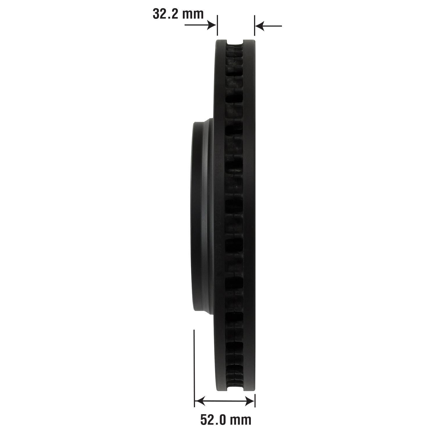 Gold Disc Brake Rotor 41117DG