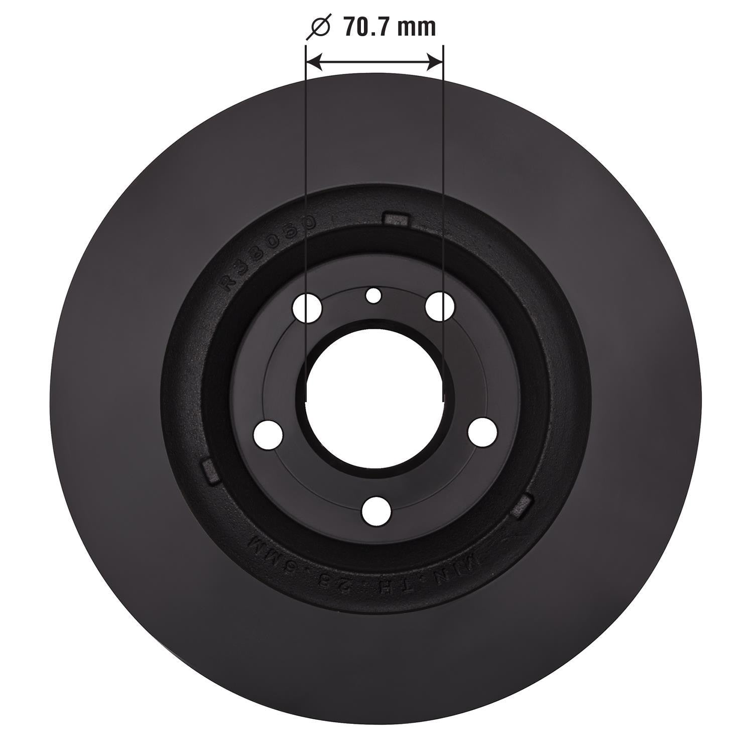 Gold Disc Brake Rotor 41217DG