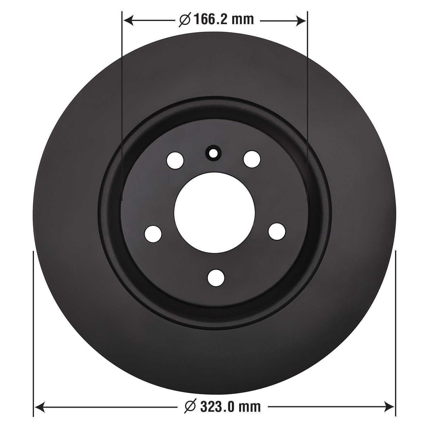 Gold Disc Brake Rotor 41217DG
