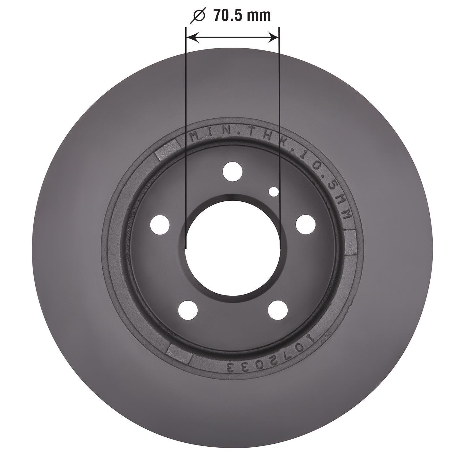Gold Disc Brake Rotor 41219DG