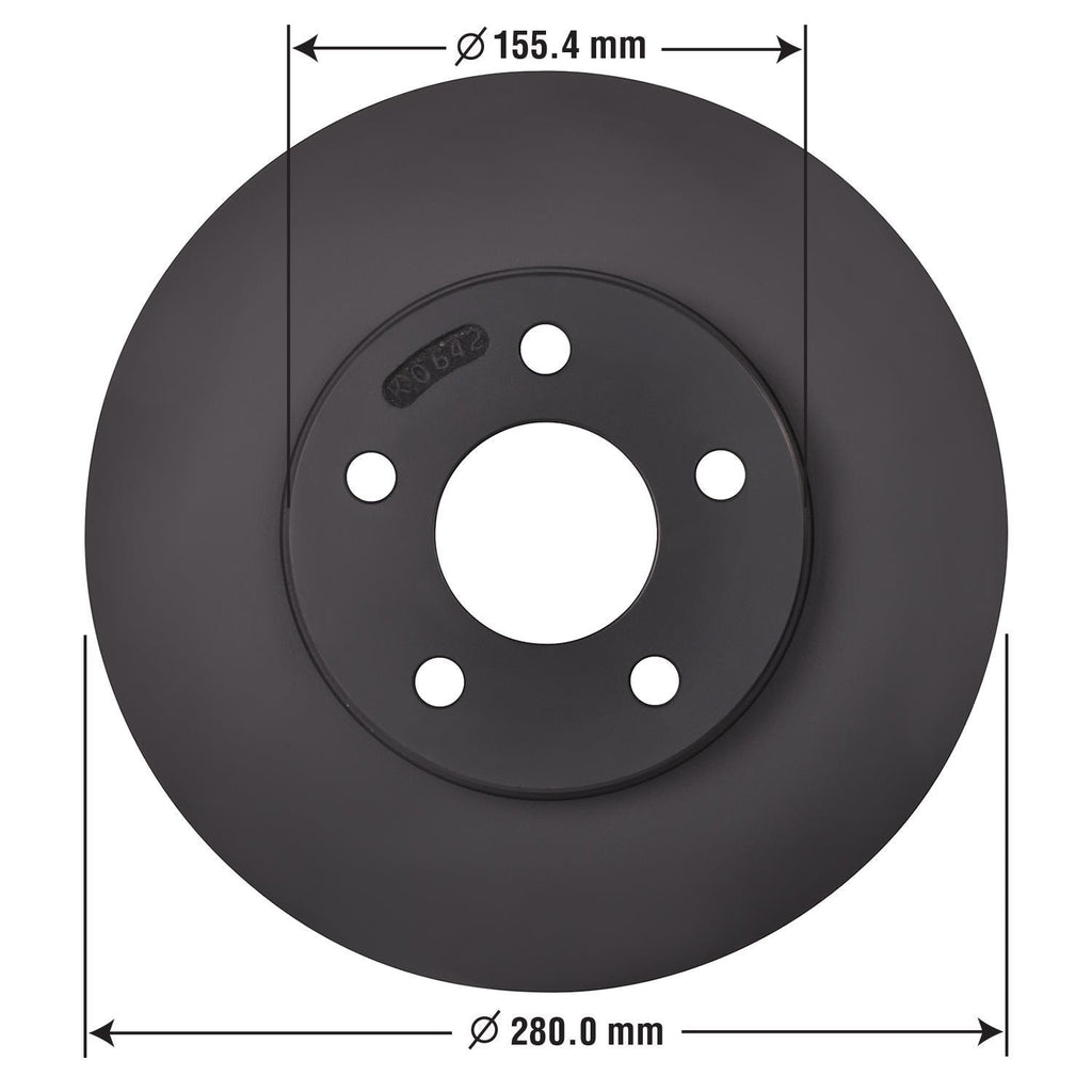 Gold Disc Brake Rotor 41226DG