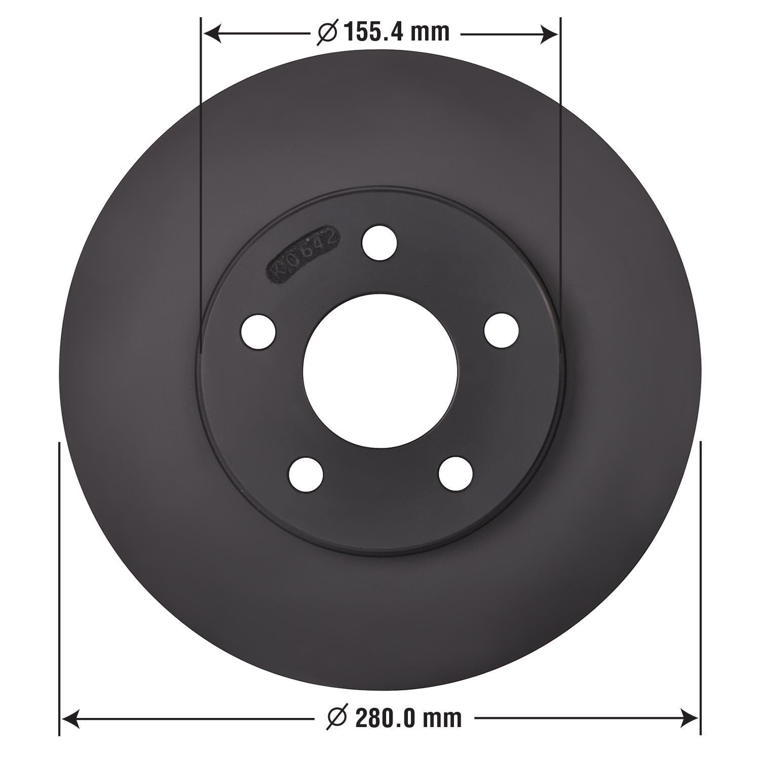 Gold Disc Brake Rotor 41226DG