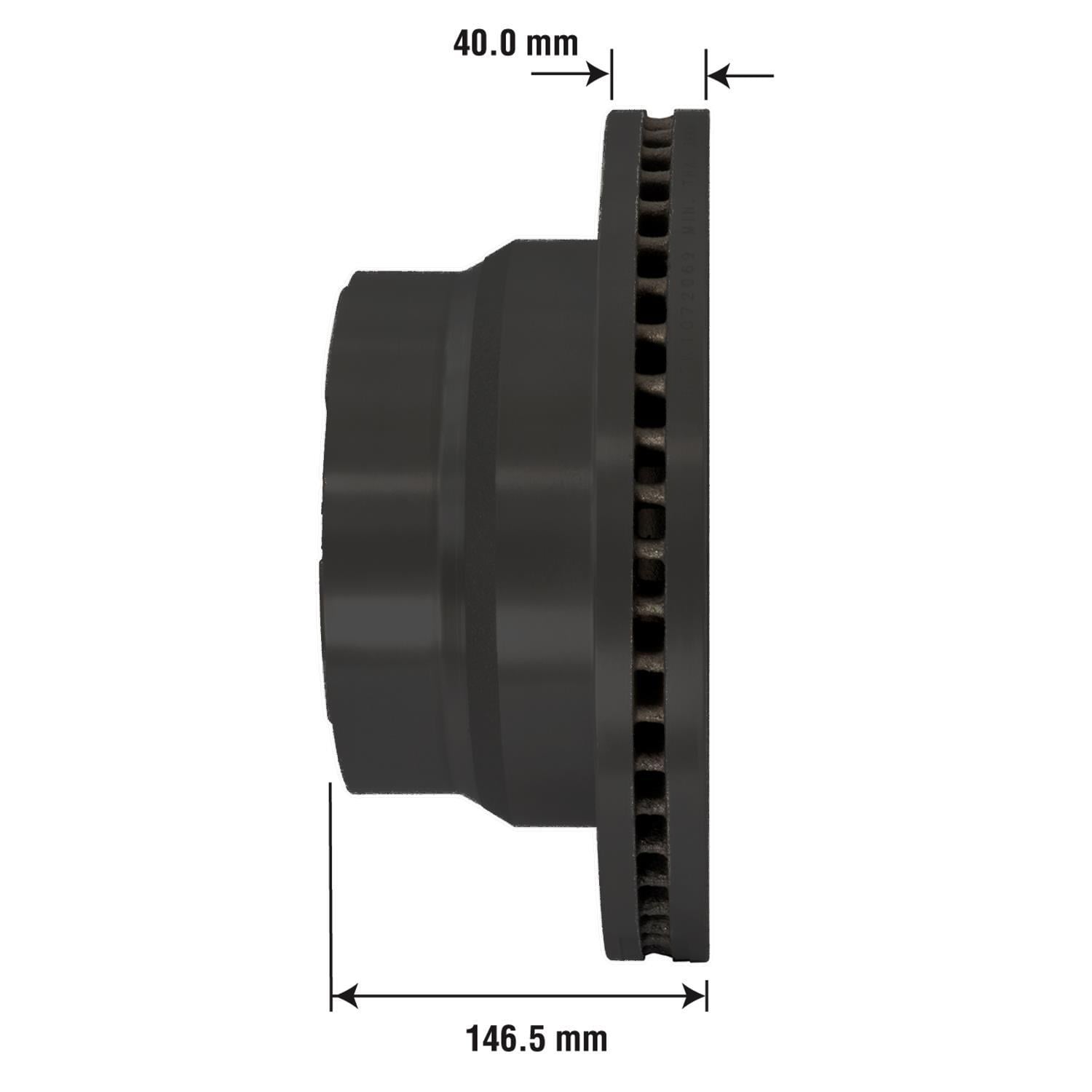 Gold Disc Brake Rotor 41245DG