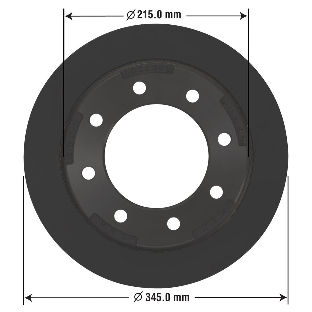 Gold Disc Brake Rotor 41245DG