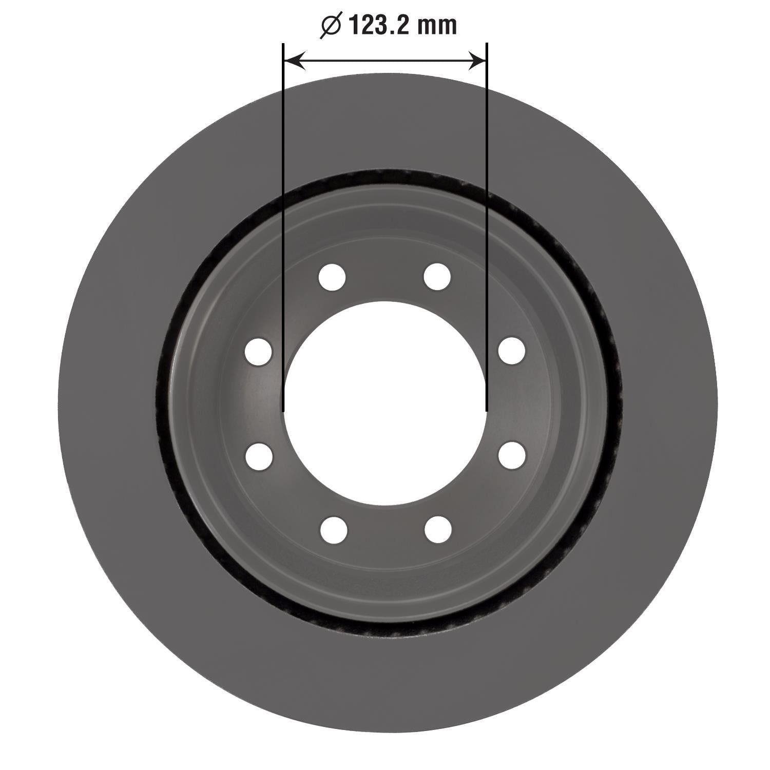 Severe Duty Disc Brake Rotor 41245SD