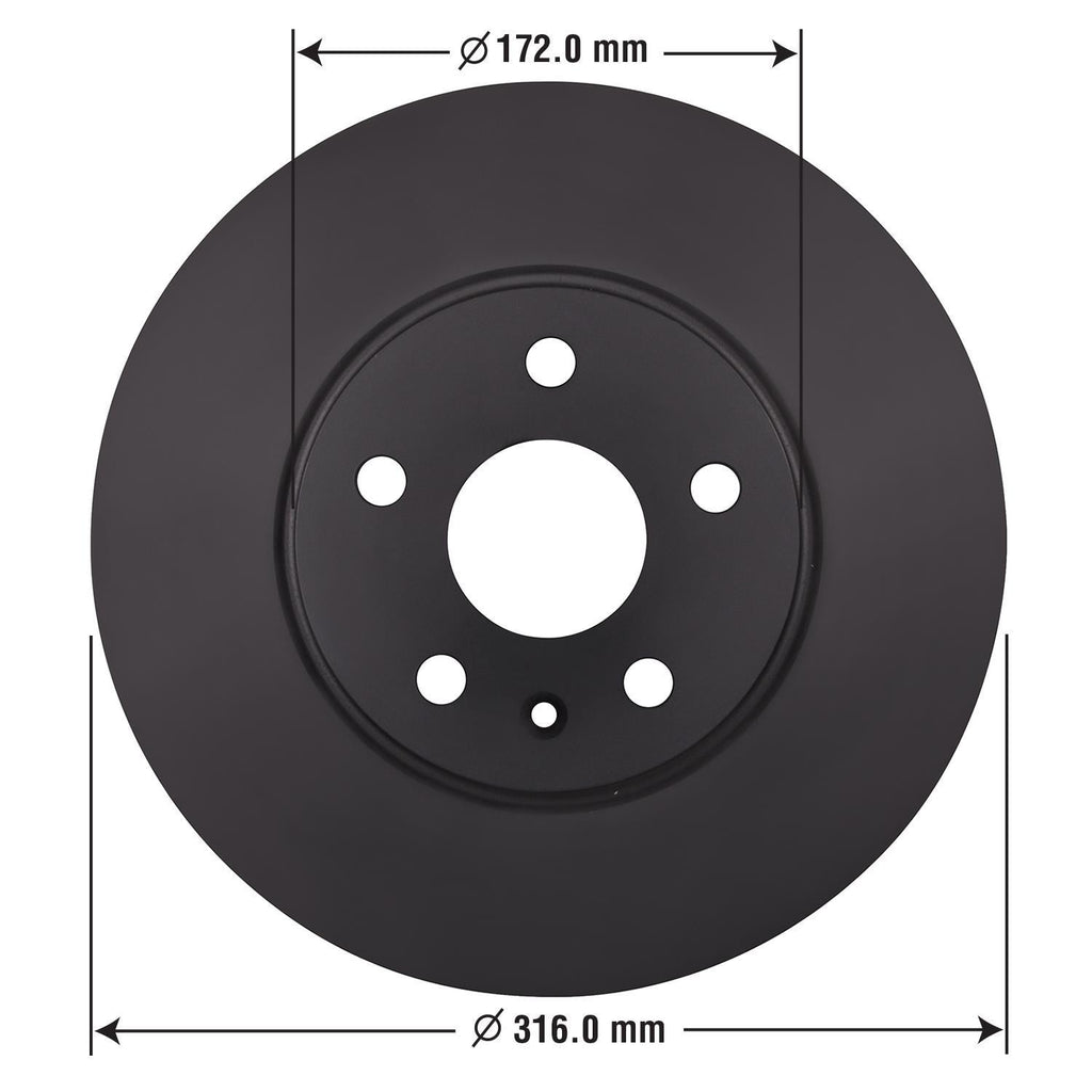 Gold Disc Brake Rotor 41247DG