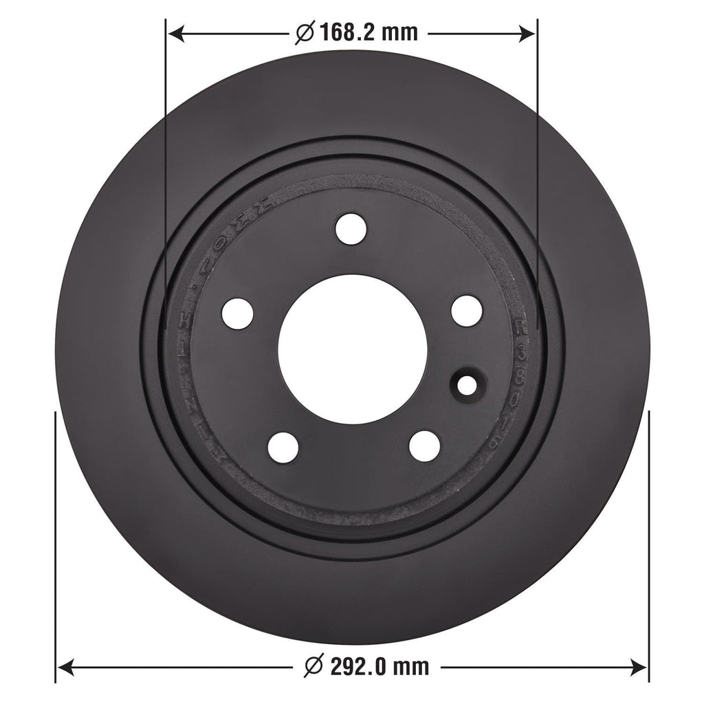 Gold Disc Brake Rotor 41273DG