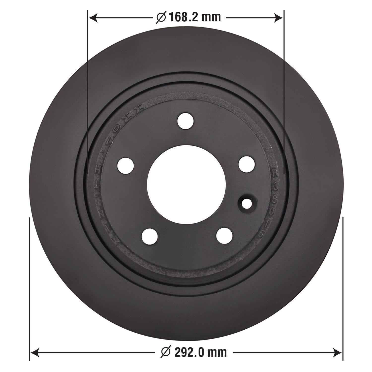 Gold Disc Brake Rotor 41273DG