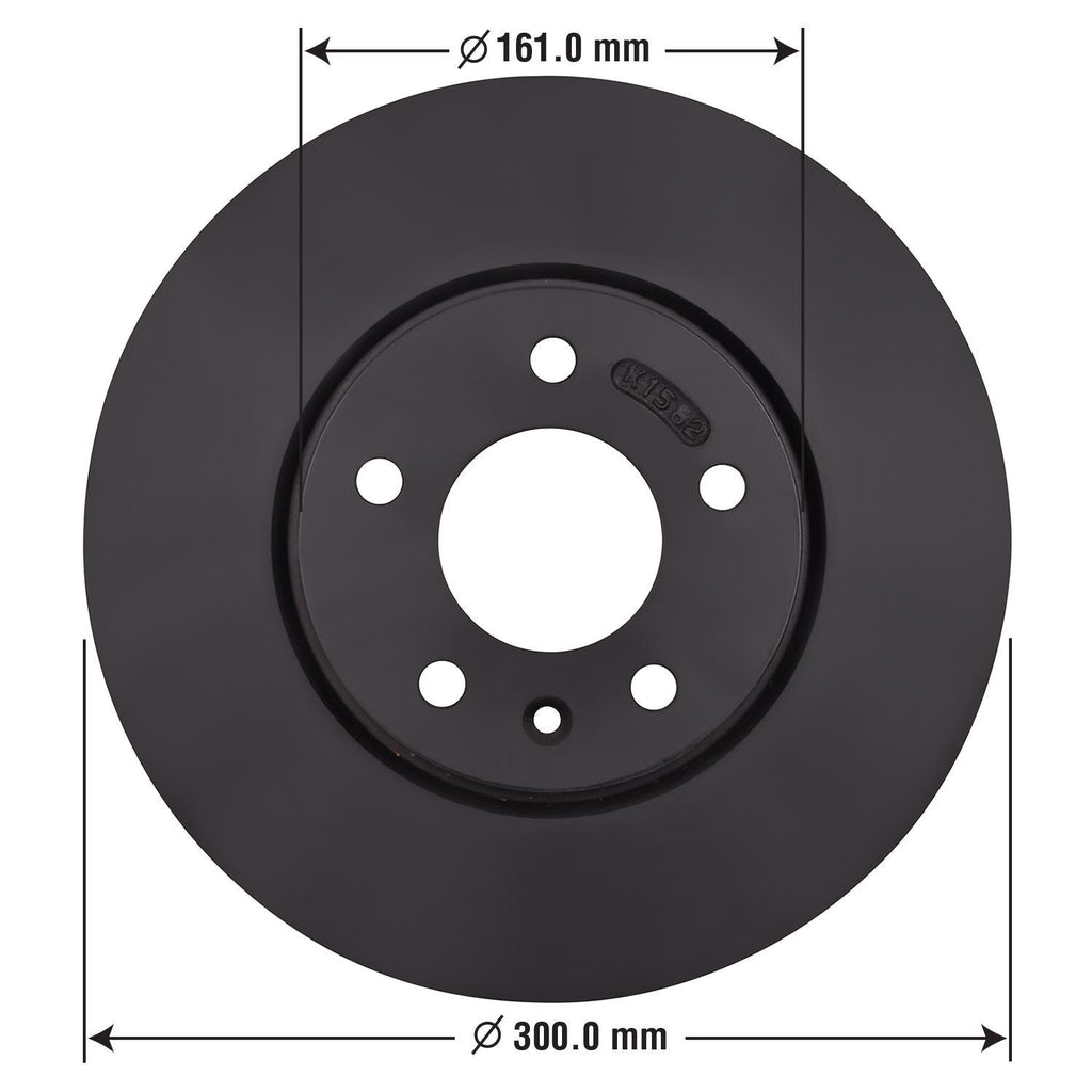 Gold Disc Brake Rotor 41274DG