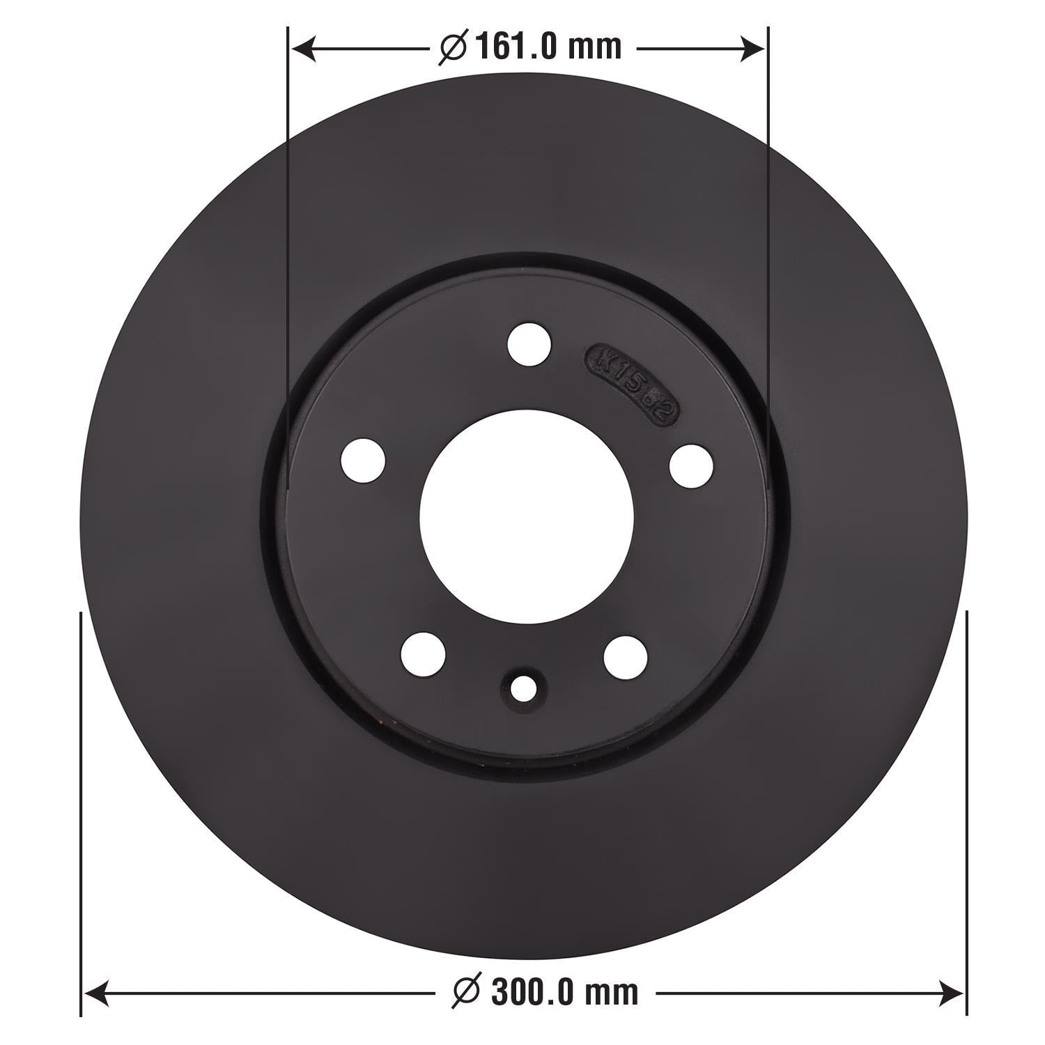 Gold Disc Brake Rotor 41274DG