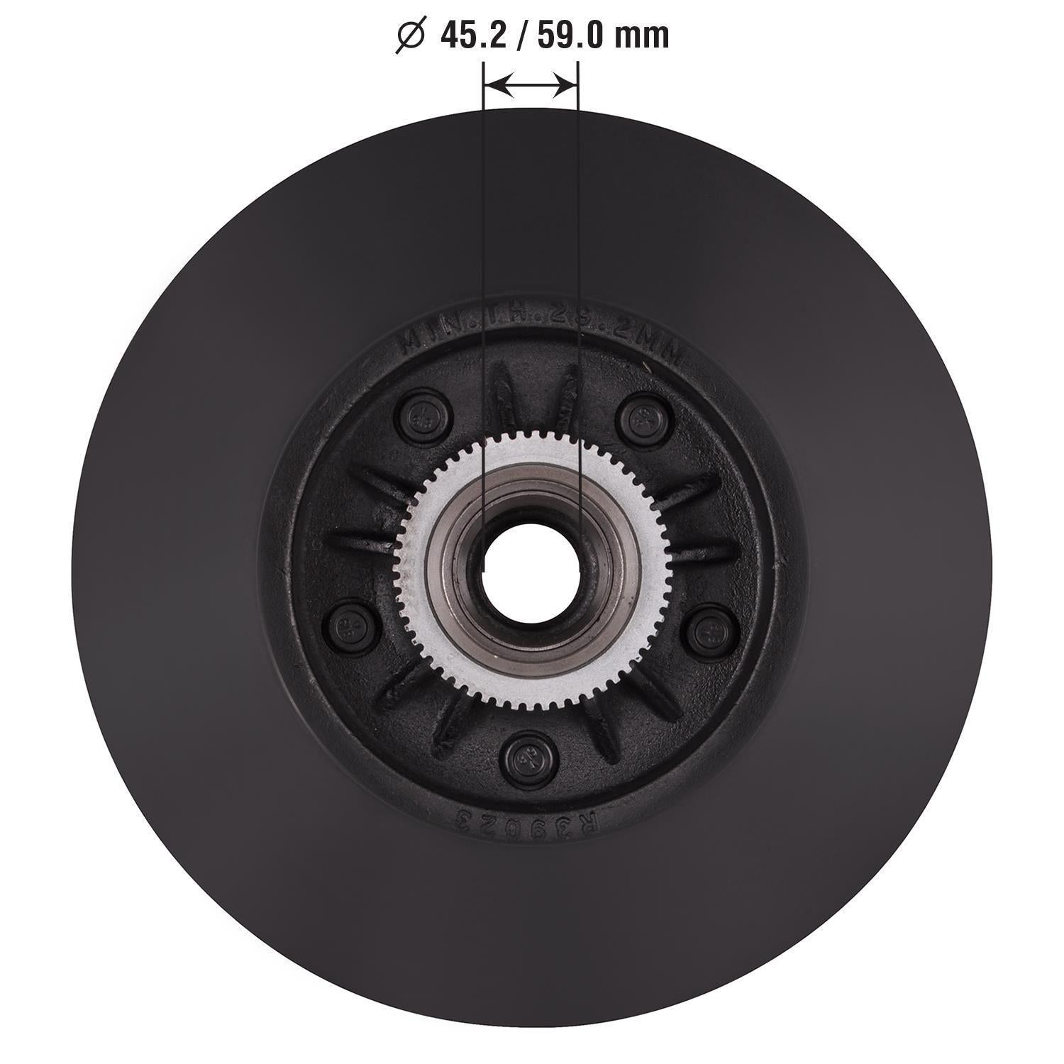 Gold Disc Brake Rotor and Hub Assembly 42148DG