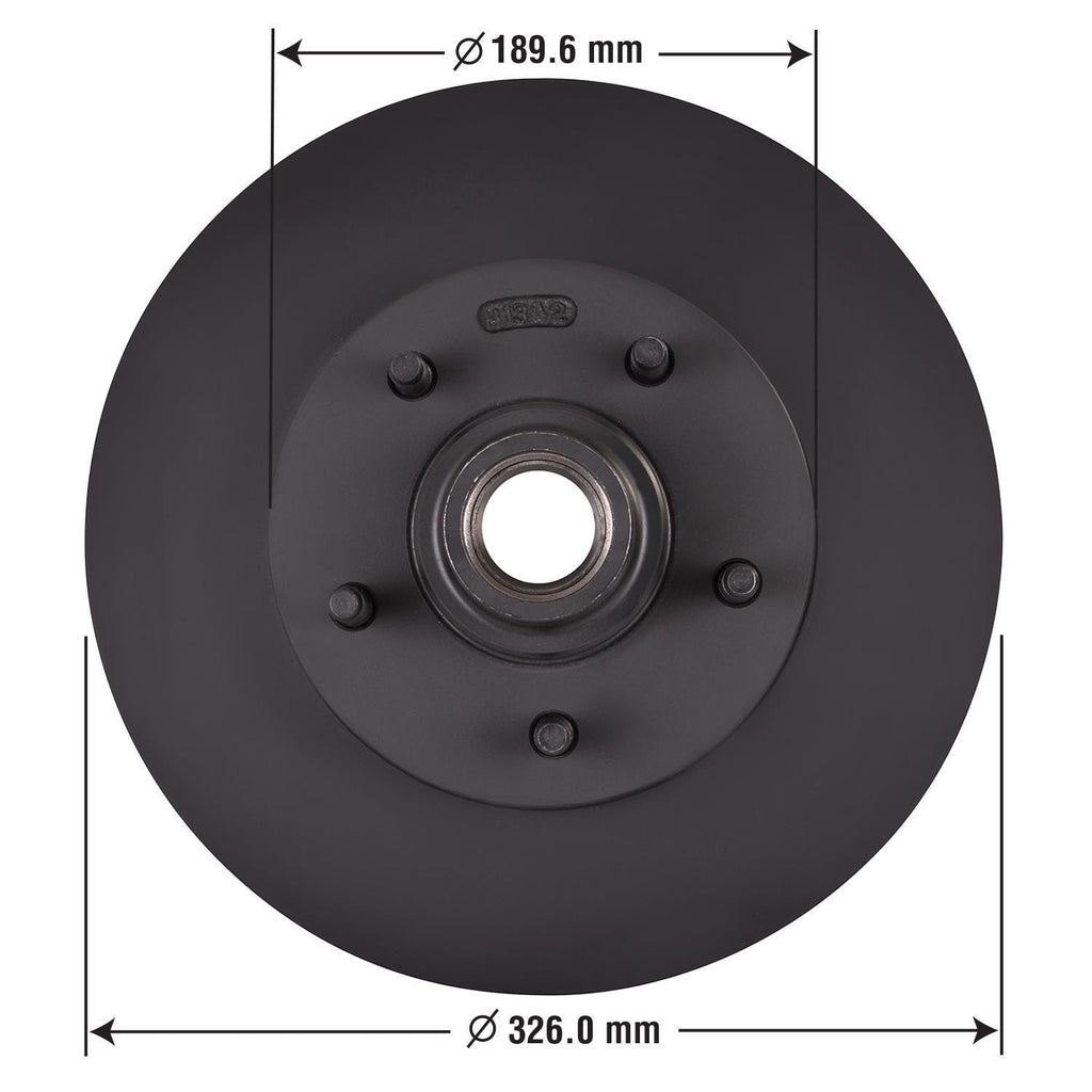 Gold Disc Brake Rotor and Hub Assembly 42148DG