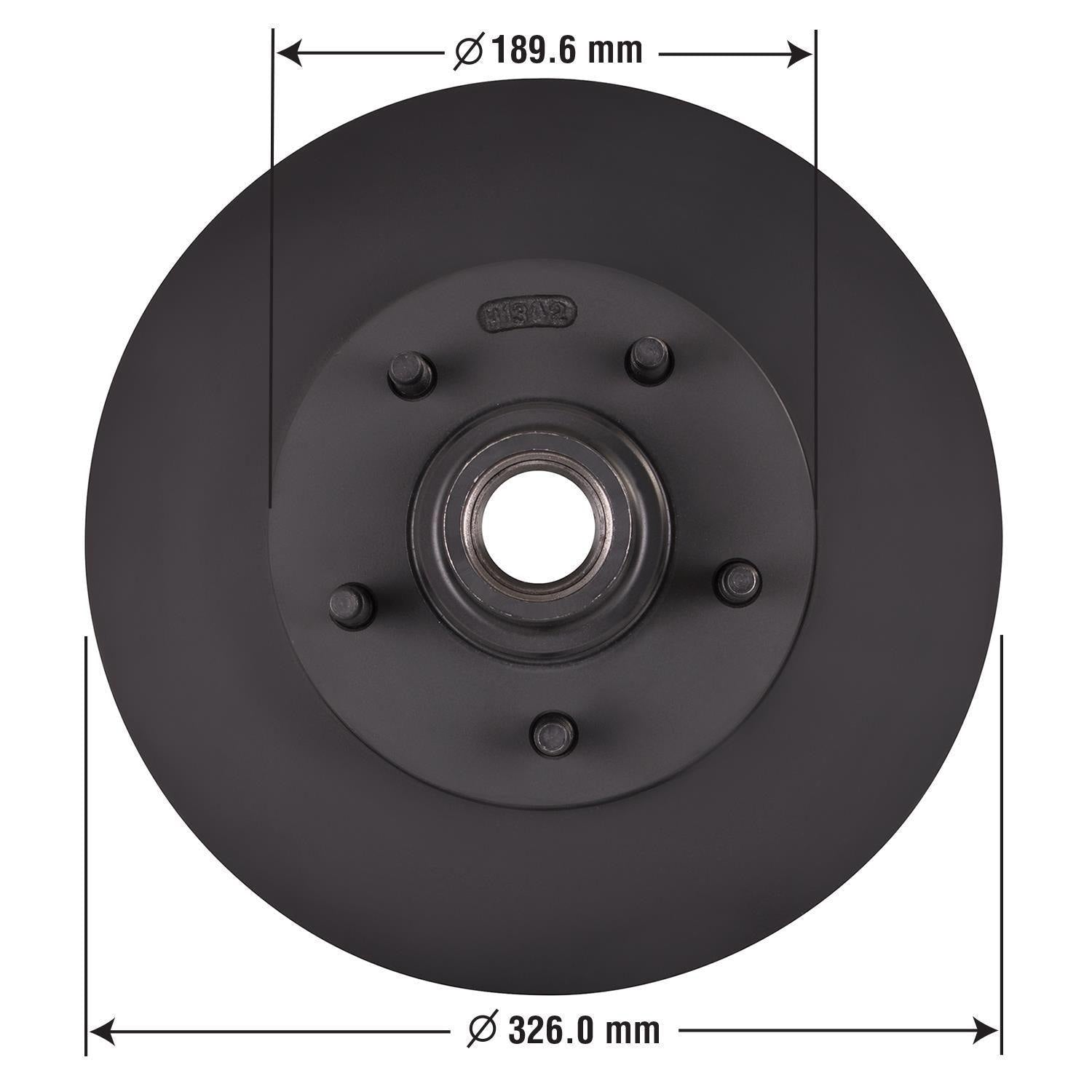 Gold Disc Brake Rotor and Hub Assembly 42148DG