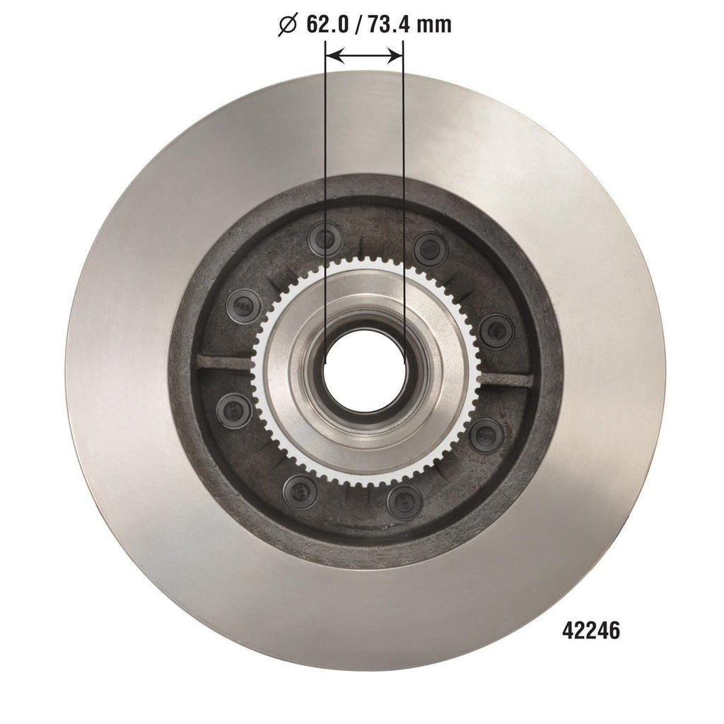 Disc Brake Rotor and Hub Assembly 42246