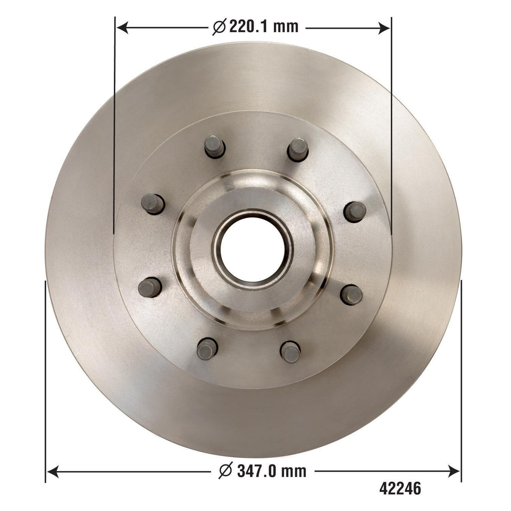Disc Brake Rotor and Hub Assembly 42246